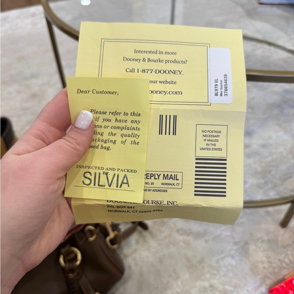 Dooney & Burke Florentine Satchel in the color Chestnut - Picture 12 of 12